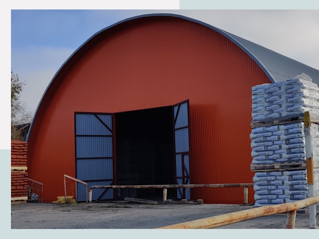 Полукруглые ангары по цене от 616 руб. в Вологда