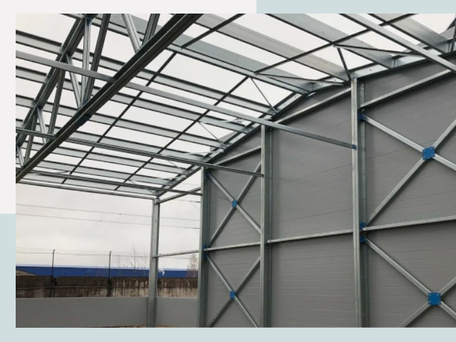 Каркасные ангары от СтальСтрой-Вгд по цене от 616 руб.