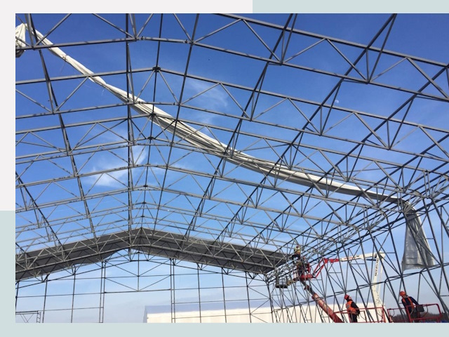 Шатровые ангары от 616 руб. в Вологде и Вологодской области