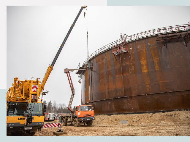 Монтаж резервуаров в Вологде от 616 руб. за м³