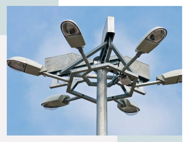 Монтаж осветительных мачт в Вологде