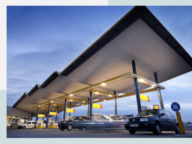 Навесы для АЗС в Вологда от 616 руб. - Защита и комфорт