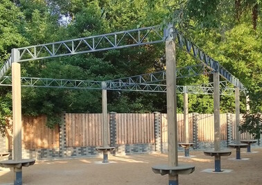 Терраса из металлоконструкций под ключ, проектирование, изготовление и монтаж от СтальСтрой-Вгд